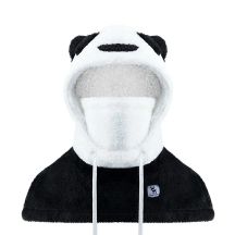 Qunature Panda Ski Balaclava for Kids/Adults Size M - Black/White