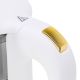 10. Adler AD 1305WG electric kettle 1.7 l 2200 W Transparent, Gold, White