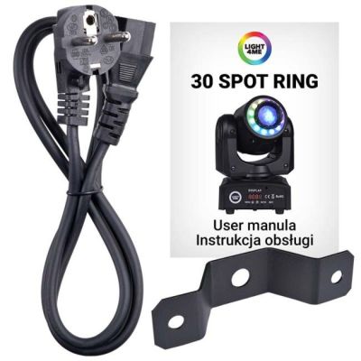 13. LIGHT4ME 30 SPOT RING - LED moving head, 30 W