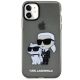 3. Karl Lagerfeld KLHCN61HNKCTGK iPhone 11 / Xr 6.1" black/black hardcase Gliter Karl&Choupette