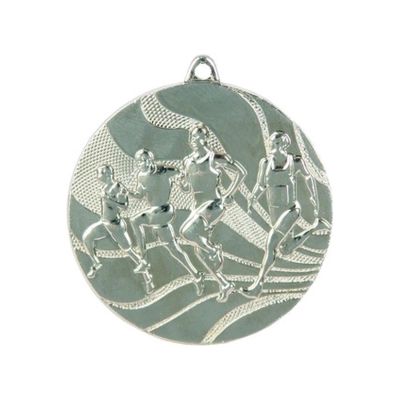 9. Silver medal - running - steel medal