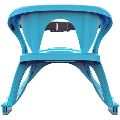 5. PLASTIC SLED WITH BACKREST 88x45x42CM BLUE