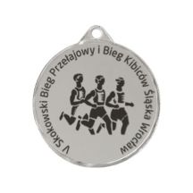 Laser-engraved steel medal – RMI