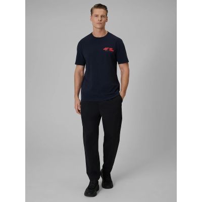 3. Men's regular plain T-shirt 4F 4FRSS26TTSHM3992-31S