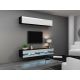 8. TV cabinet VIGO NEW '140' 30/140/40 black/white flat