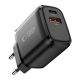 2. Tech-Protect NCA65W-GAN PD 65W / QC3.0 2-Ports Wall Charger - Black