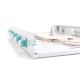 5. FO patch panel with equipment 19'' 1U, 6x LC dx, OM3, pigtails, adapters, trays, sliding, gray