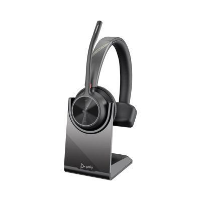 8. POLY Voyager 4310 Microsoft Teams Certified Headset + BT700 Adapter + Charging Dock