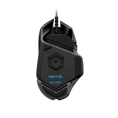 23. Logitech G502 Gaming HERO EU Mouse 910-005471 (optical; 16000 DPI; black)