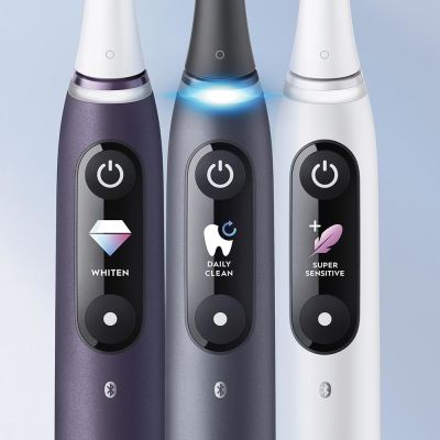 3. Braun Oral-B iO8 BLACK Electric Toothbrush