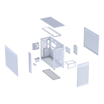 14. Asus PRIME AP303 MESH WHITE Case