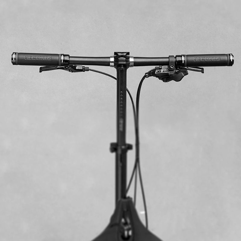 16. Rockbros 40210003001 microfiber bicycle handlebar grips - black