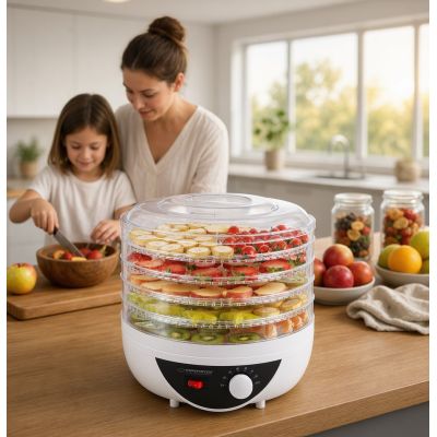 18. Esperanza Chanterelle EKD002 mushroom, vegetable and fruit dehydrator (250W; white)