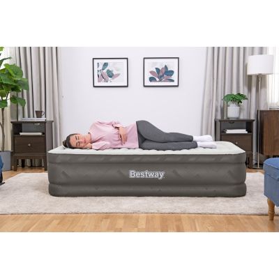 18. Bestway 69048 / 23 Air Mattress Single Mattress Gray, White Unisex