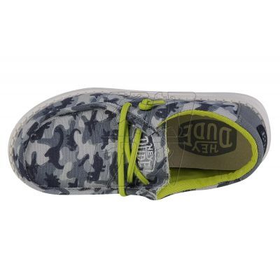 3. Shoes Hey Dude Wally Youth Camodino Jr 40043-425