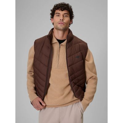 Men's vest with synthetic filling 4F 4FRAW26TVJAM401-80S