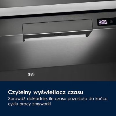7. Built-in dishwasher ELECTROLUX EEC87400W ComfortLift automatic door opening Time Beam time display energy class C