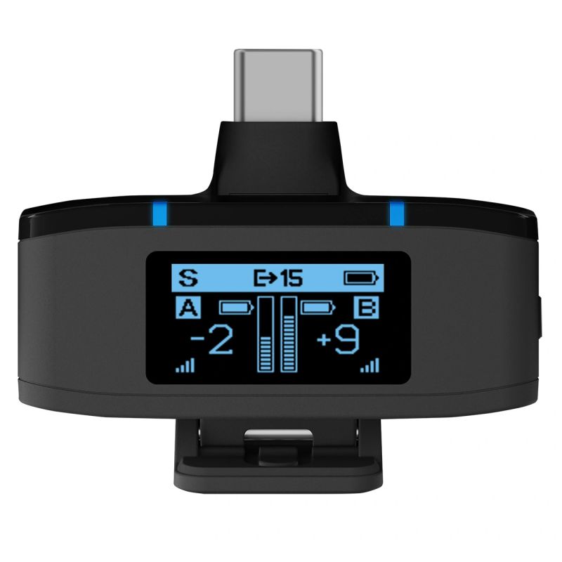 2. BOYA BOYAMIC 2-02 Wireless Lavalier Microphones 2.4 GHz - Black