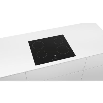 4. BOSCH PUG61RAA5E Serie 2 induction hob 60cm | countertop installation | hob without strips | PowerBoost | TouchSelect Basic | QuickStart