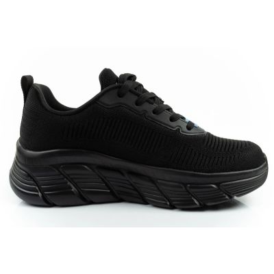 4. Skechers Bobs B Flex women's sneakers fashionable black
