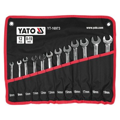 YT. Combination Ratcheting Wrench Set with Joint, 12 pcs.