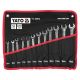 YT. Combination Ratcheting Wrench Set with Joint, 12 pcs.