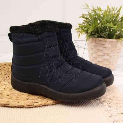 4. Waterproof snow boots with zipper NEWS W EVE181B navy blue