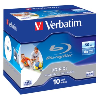 2. Verbatim BD-R BluRay disc, 50GB, 6x DLP/DL/IWP