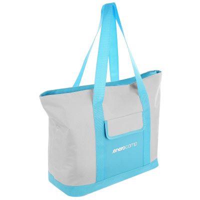 11. ENERO CAMP BLUE AND GREY THERMAL BAG 25L