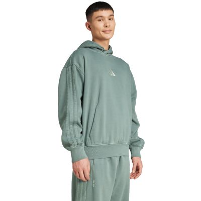 4. Men's adidas sweatshirt A SZN W FL HD green JL6538