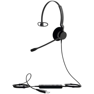 5. Jabra 2393-829-109 Headphones/Headset Wired Headband Office/Call Center USB Type-A Black