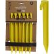 12. TENT PEGS 23CM SET OF 6 PLASTIC REDCLIFFS