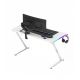 4. Huzaro Hero 2.5 White RGB Gaming Desk