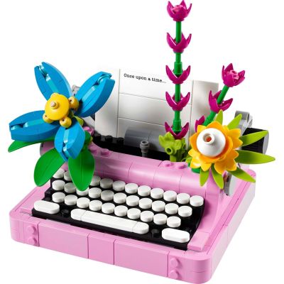 9. LEGO Creator 3-in-1 31169 – Typewriter with Flowers