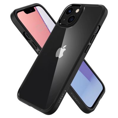 6. Spigen Ultra Hybrid iPhone 13 Case - Matte Black