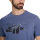 4. Men's T-shirt 4F M2359 denim 4FWAW25TTSHM2359 32S