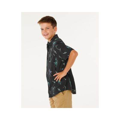 2. RIP CURL Eternal Shred Ss Shirt-Boy Black
