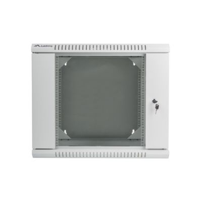 2. Lanberg WF02-6609-10S 9U Rack Wall-Mounted Cabinet Gray
