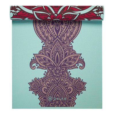 14. Gaiam Ara Rouge Double-Sided Yoga Mat 6 mm 63368