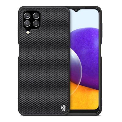 12. Nillkin Textured Case durable reinforced case with gel frame and nylon back for Samsung Galaxy A22 4G black