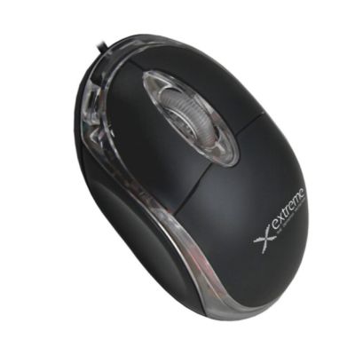 6. EXTREME XM102K Mouse (optical; 1000 DPI; black)