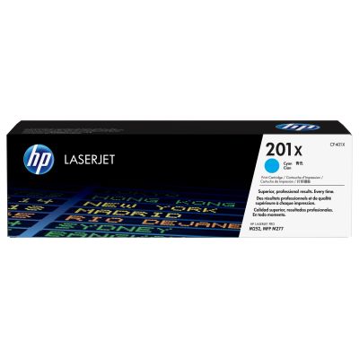 2. HP Toner HP 201X Cyan, HP201X=CF401X, 2300 pages