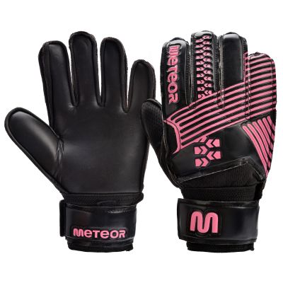 13. Meteor Catch 9 goalkeeper gloves black/pink