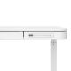 16. Activejet ET119W-C electric height-adjustable desk in white. Tabletop dimensions: 140 x 70 cm.