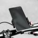 7. Rockbros 25210038101 clamp phone holder - black