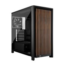 Corsair FRAME 4000D WOOD RS Midi Tower, Black, Wood
