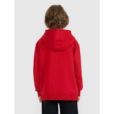 3. Boy's sweatshirt with hood, open, 4F 4FJWSS25TSWSM1852-62S