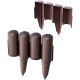 GARDEN PALISADE LAWN EDGE 250CM IPBO BROWN