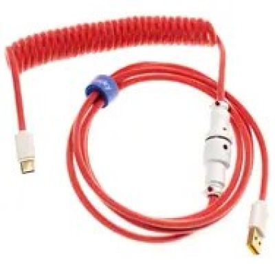 2. Ducky Premicord USB Cable 1.8m USB A USB C Pink