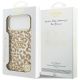 8. Guess IML Leopard Glitter Triangle Logo MagSafe Case for iPhone 17 Pro Max / 18 Pro Max - Brown
